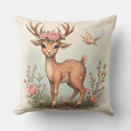 鹿 クッション