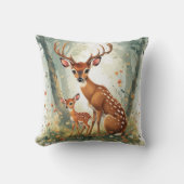 鹿 クッション (正面)