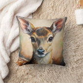 鹿 クッション (ブランケット)