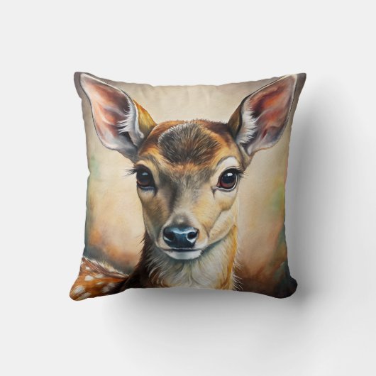 鹿 クッション (裏面)