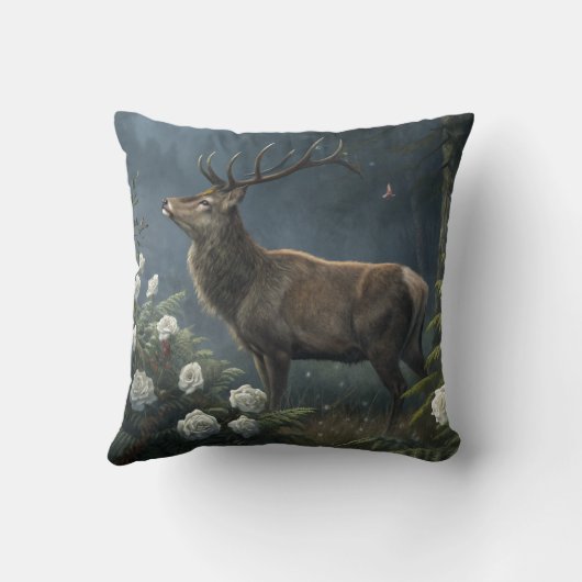 鹿 クッション (裏面)