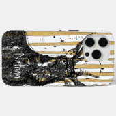 鹿/シカ樺の木ツリーワイルドライフハンター専攻のグラード Case-Mate iPhoneケース (裏面 (横))