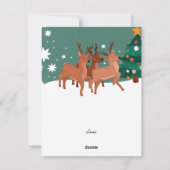 鹿 シーズンカード (裏面)