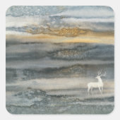 鹿 スクエアシール (正面)