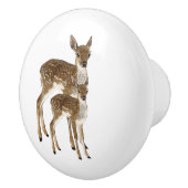 鹿 セラミックノブ (右)