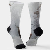 鹿 ソックス (傾斜あり)