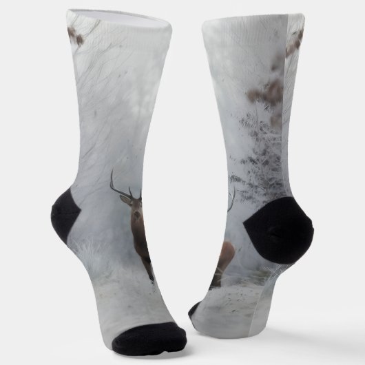 鹿 ソックス (傾斜あり)