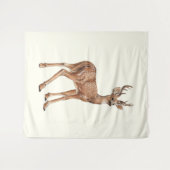 鹿 タペストリー (正面(横))