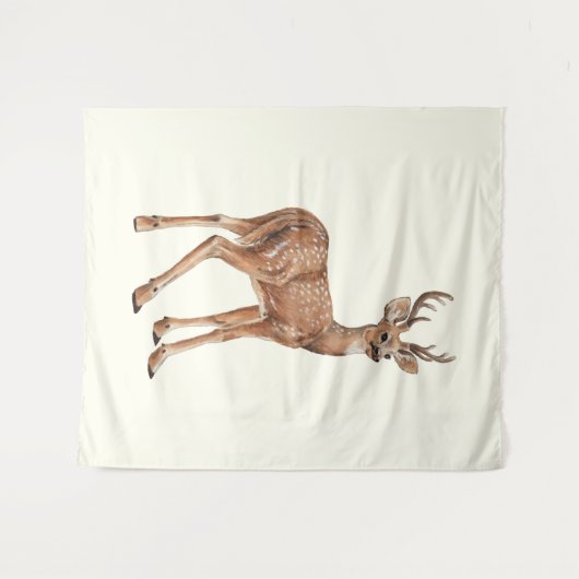 鹿 タペストリー (正面(横))