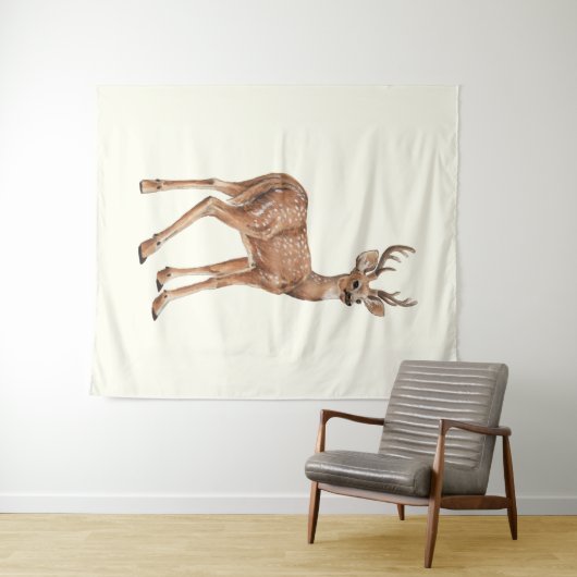 鹿 タペストリー (インサイチュ(横))