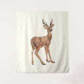 鹿 タペストリー (正面)