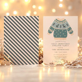 鹿 ダサい 醜い クリスマス スウェーター パーティー 招待状