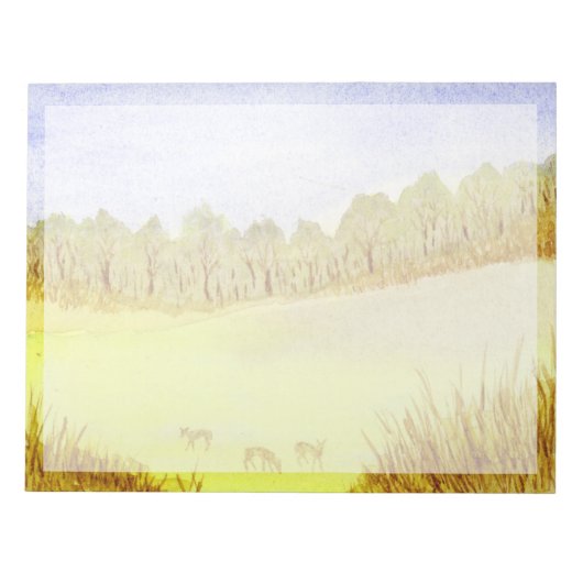 鹿 ノートパッド (正面)