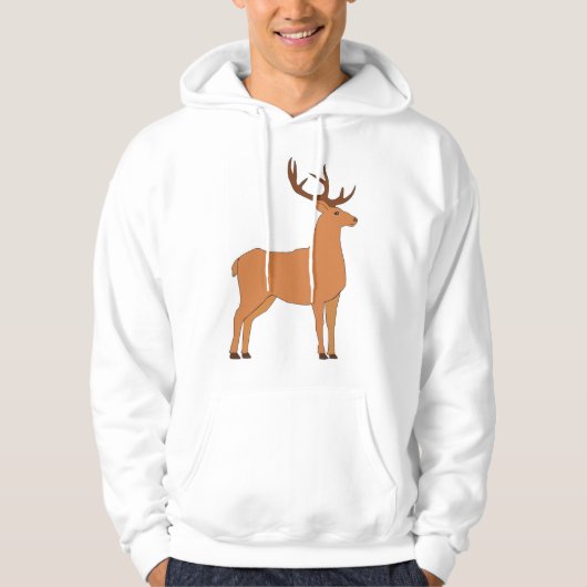 鹿 パーカ (正面)