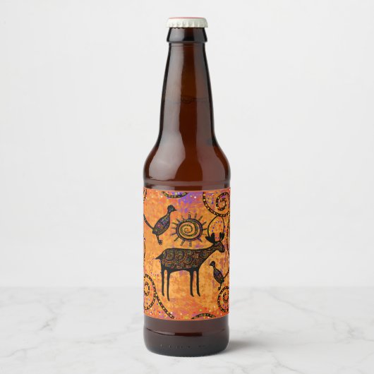 鹿 ビールラベル (正面)