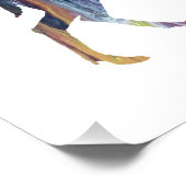 鹿 フォトプリント            (角)