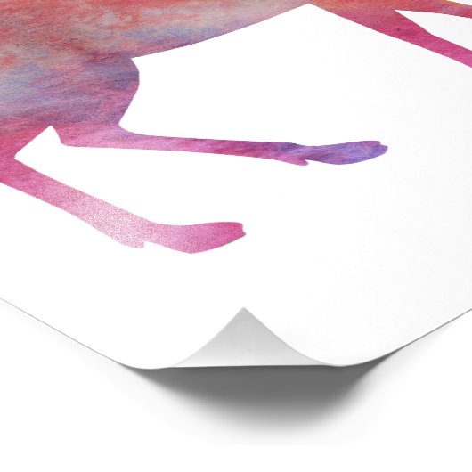 鹿 フォトプリント            (角)