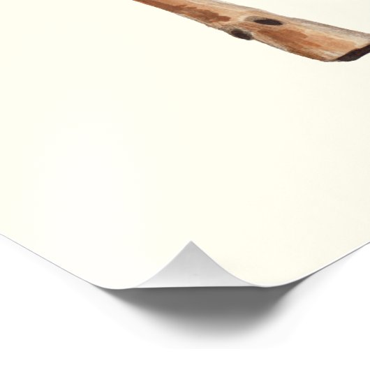 鹿 フォトプリント            (角)