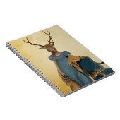 鹿（ブルードレス） 2 ノートブック (右側)