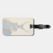 鹿（ブルードレス） 2 ラゲッジタグ (裏面横)