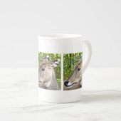 鹿 ボーンチャイナマグカップ (正面右)