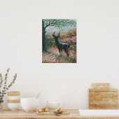 鹿 ポスター (キッチン)