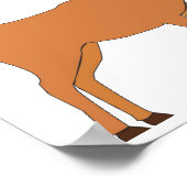 鹿 ポスター (角)