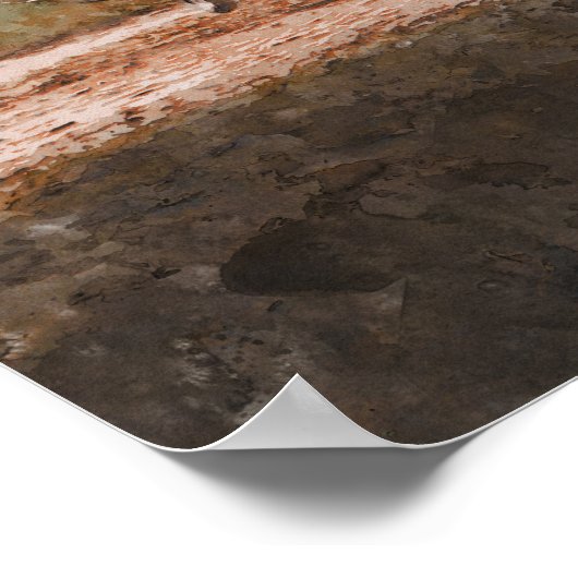 鹿 ポスター (角)