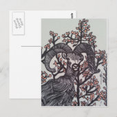 鹿 ポストカード (正面/裏面)