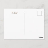 鹿 ポストカード (裏面)