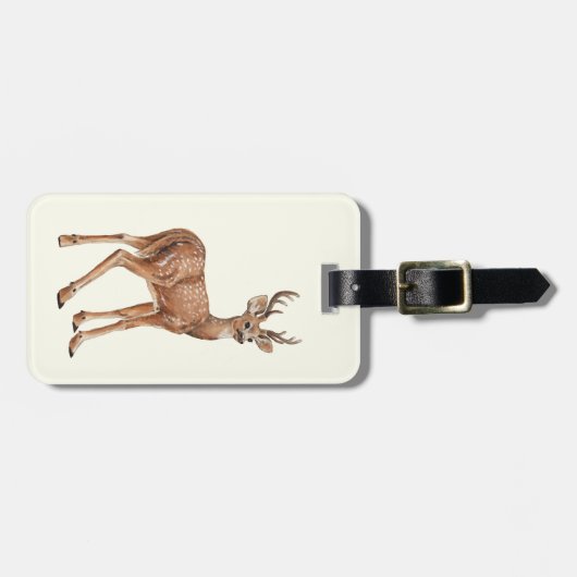 鹿 ラゲッジタグ (正面横)