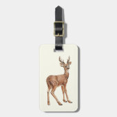 鹿 ラゲッジタグ (正面縦)