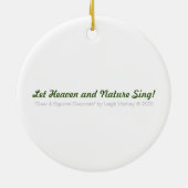 鹿&リスセラミッ飾クオーナメント セラミックオーナメント (裏面)