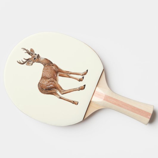 鹿 卓球ラケット (横)