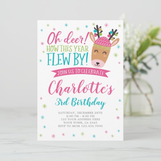 鹿 招待状 (スタンド正面)