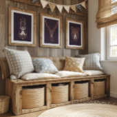 鹿 | 森の動物 鹿 壁画 ポスター