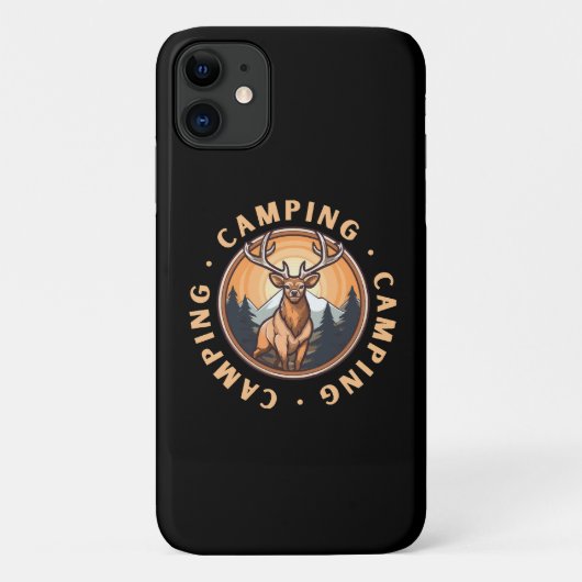 鹿 - 荒野 - キャンプ Case-Mate iPhoneケース (裏面)