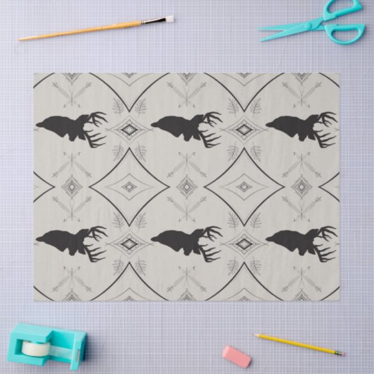 鹿 薄葉紙 (クラフト)