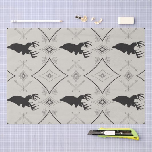 鹿 薄葉紙 (クラフト)