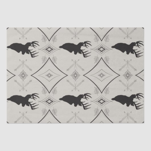 鹿 薄葉紙 (正面)