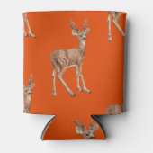 鹿（赤） 缶クーラー (正面)