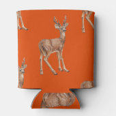 鹿（赤） 缶クーラー (裏面)