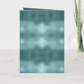 鹿〔雄ジカの〕枝角矢印クリスマスティール（緑がかった色）ID861 シーズンカード (裏面)