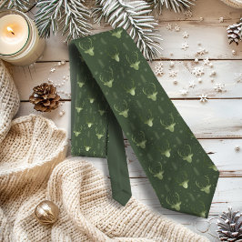 鹿〔雄ジカの〕枝角矢印クリスマスパターンV2 Gr ID861 ネクタイ