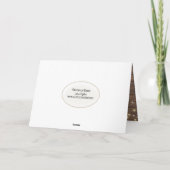 鹿〔雄ジカの〕枝角結婚ズブーケ カード (裏面)