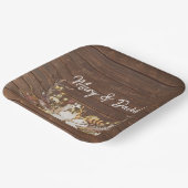 鹿〔雄ジカの〕枝角結婚ズブーケ ペーパープレート (傾斜あり)