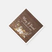 鹿〔雄ジカの〕枝角記念日パーティー スタンダードカクテルナプキン (角)