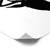 鹿〔雄ジカの〕枝角 ポスター (角)