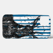 鹿/鹿の樺の木ツリーの個人用電話ケース Case-Mate iPhoneケース (裏面 (横))