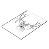 鹿，鹿の狩り，ラゲシカ，ベビー鹿，白い尾 ノートブック (左側)